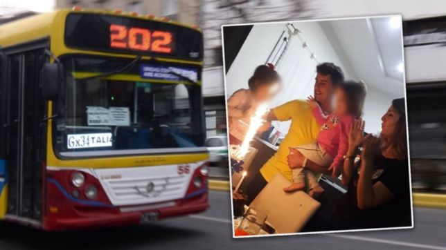 un chofer de la linea 202 rompio el silencio y hablo del supuesto cumpleanos