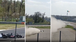 filtraron un video de franco colapinto y expusieron el despiste que sufrio en monza filtraron un video de franco colapinto y expusieron el despiste que sufrio en monza