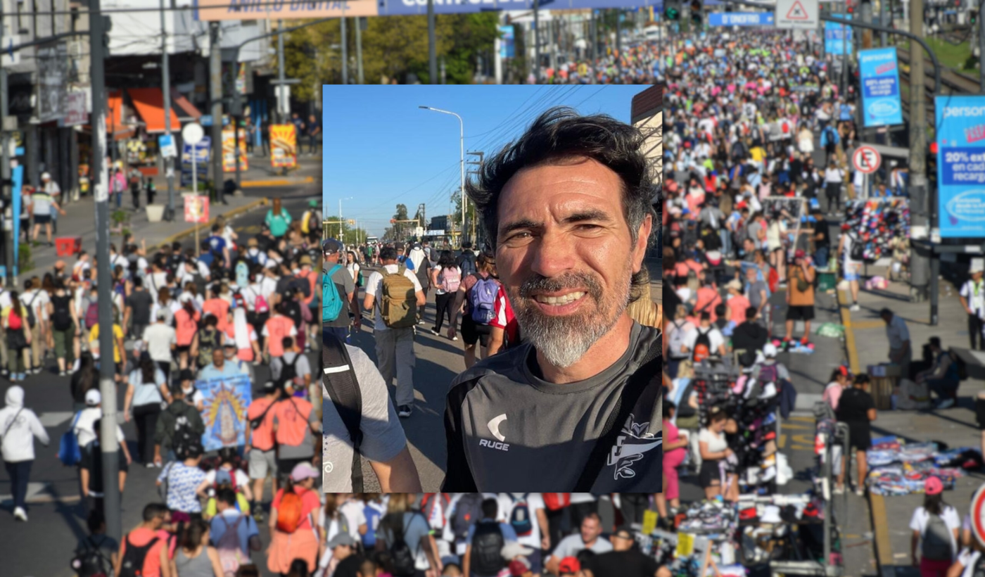 Caminata de Eduardo Domínguez a Luján