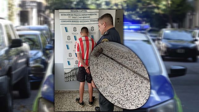 detuvieron a un joven acusado de intentar matar a su padre de un palazo en la cabeza