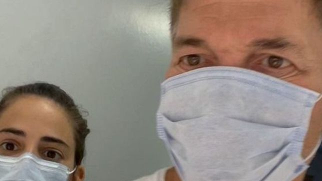 burlando fue dado de alta: estoy todo roto pero yo me voy igual