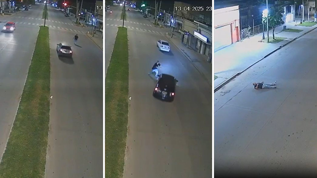 Un hombre borracho en Melchor Romero zigzagueó en plena 520 y se salvó de milagro de ser atropellado