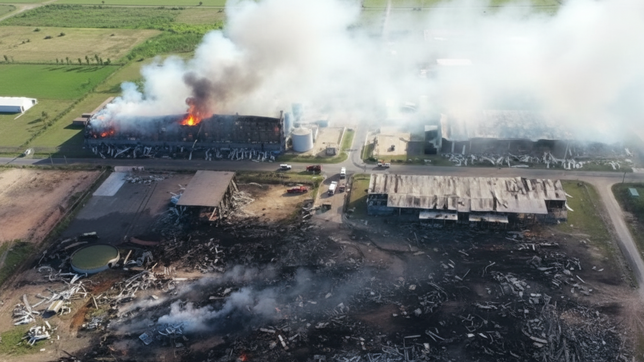analizan el humo generado por el incendio en ezeiza: ¿puede llegar a la plata?