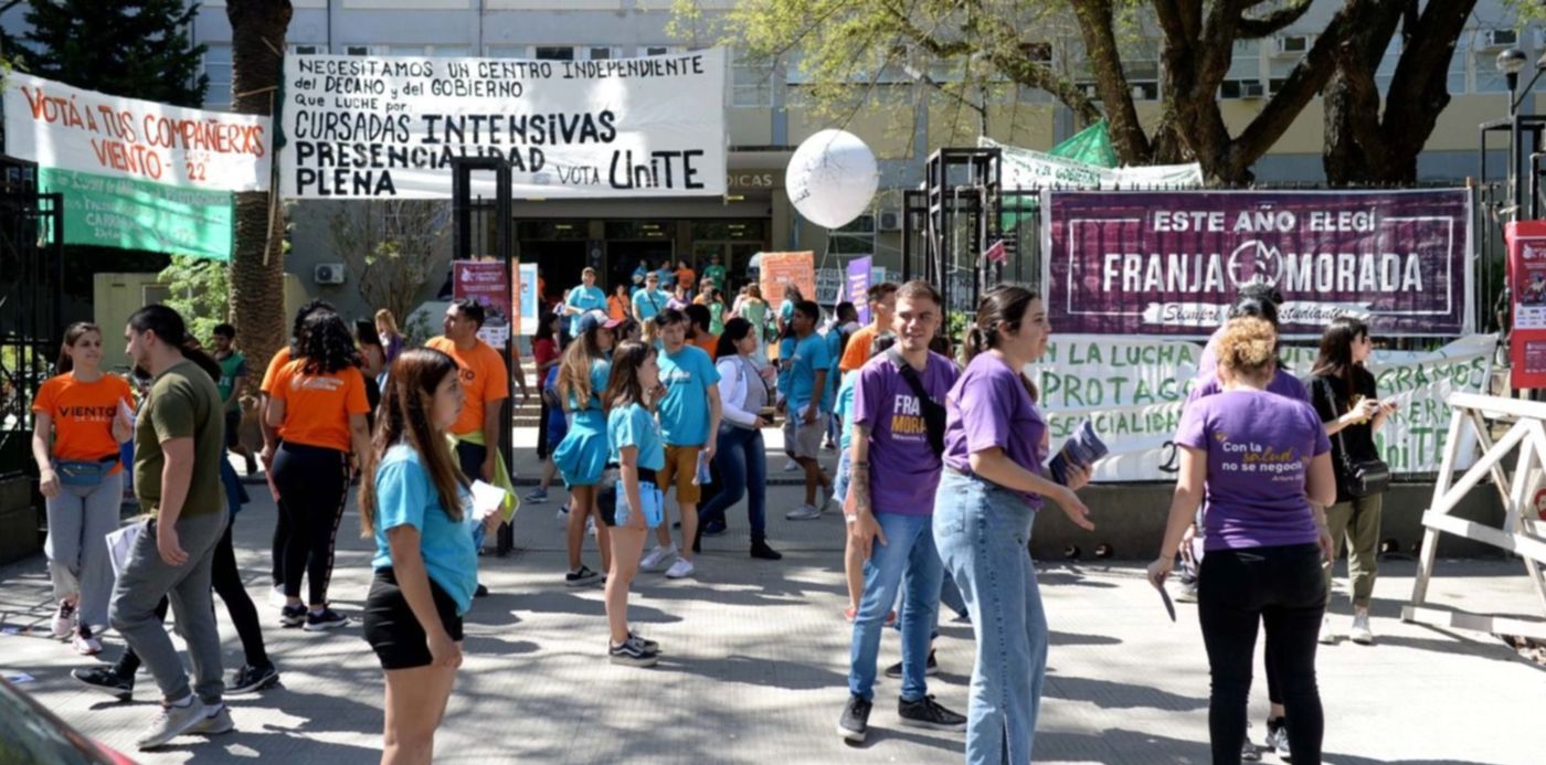 Elecciones estudiantiles en la UNLP día 2