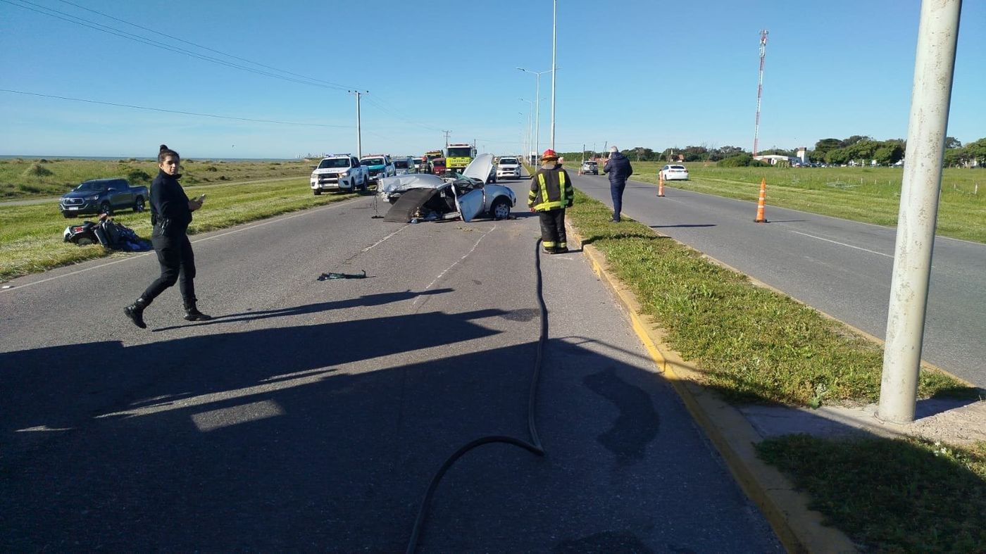 Por el fuerte choque en Ruta 11 murió una nena de dos años