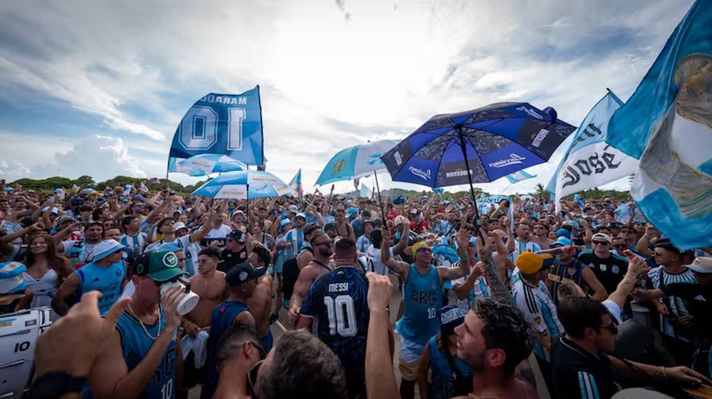 Los hinchas argentinos tendrán controles especiales en el duelo ante Inglaterra en Atlanta