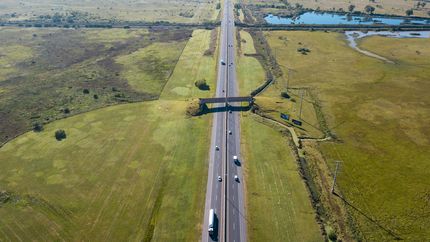 Presentan las obras de la nueva bajada de la Autopista que se construirá en City Bell