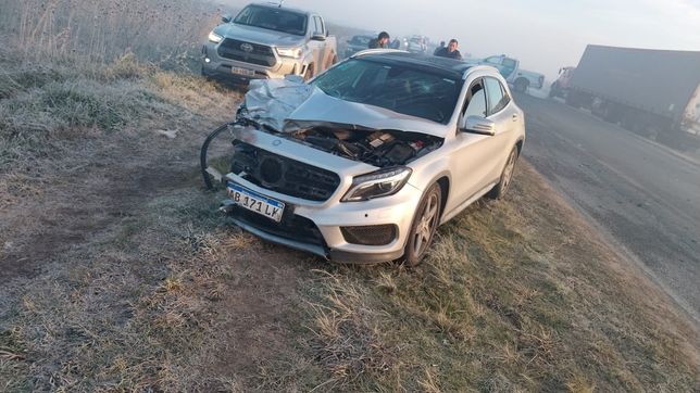 en medio de la niebla, un choque en cadena en la ruta 36 casi termina en tragedia