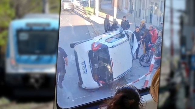 choque, susto y complicaciones en el servicio del ramal la plata del tren roca