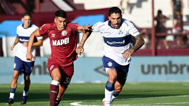 gimnasia mejoro pero no paso del empate contra lanus