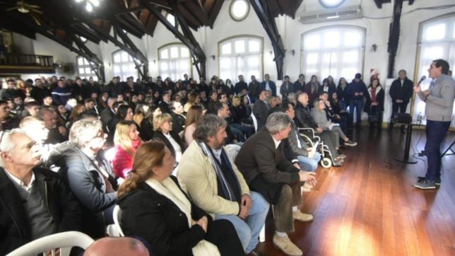 julio garro: en octubre vamos a elegir una ciudad gobernada por los platenses o la campora