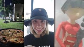 construyen un muneco de maria becerra en una esquina de la loma y la cantante mando un saludo