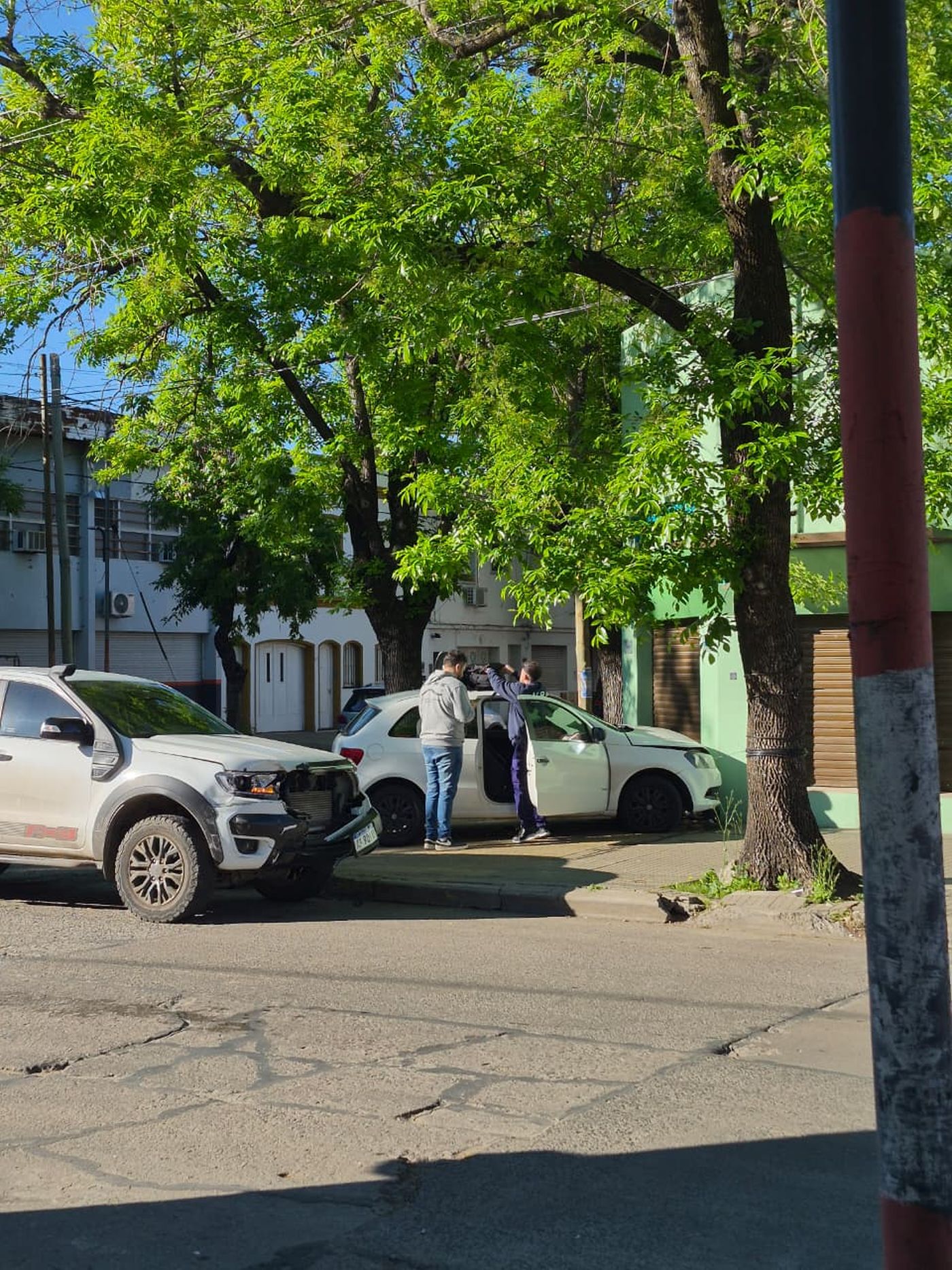 Los dos veh&iacute;culos involucrados en el accidente de 11 y 70