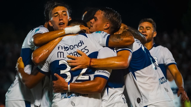 gimnasia sufrio hasta el final en mendoza pero gano y festejo