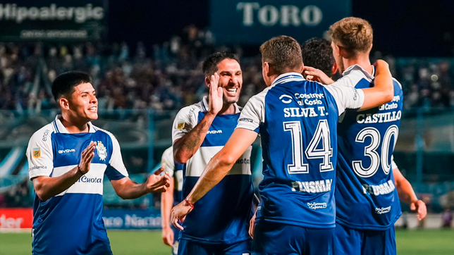 el partido que gimnasia siguio de cerca y metio puno en el final