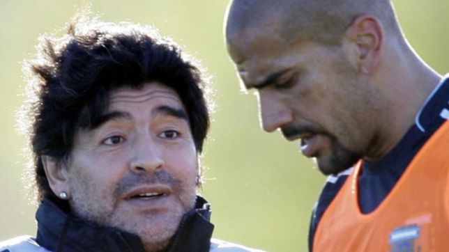 la foto menos pensada: veron y maradona juntos en la plata