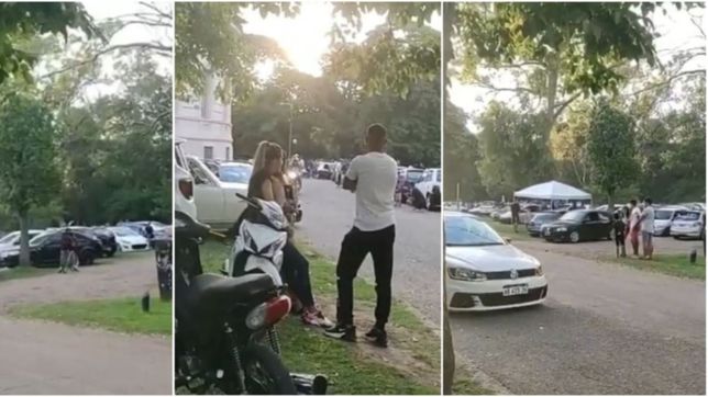 videos: el bosque estallo de gente sin cuidados y se complica la situacion en la plata