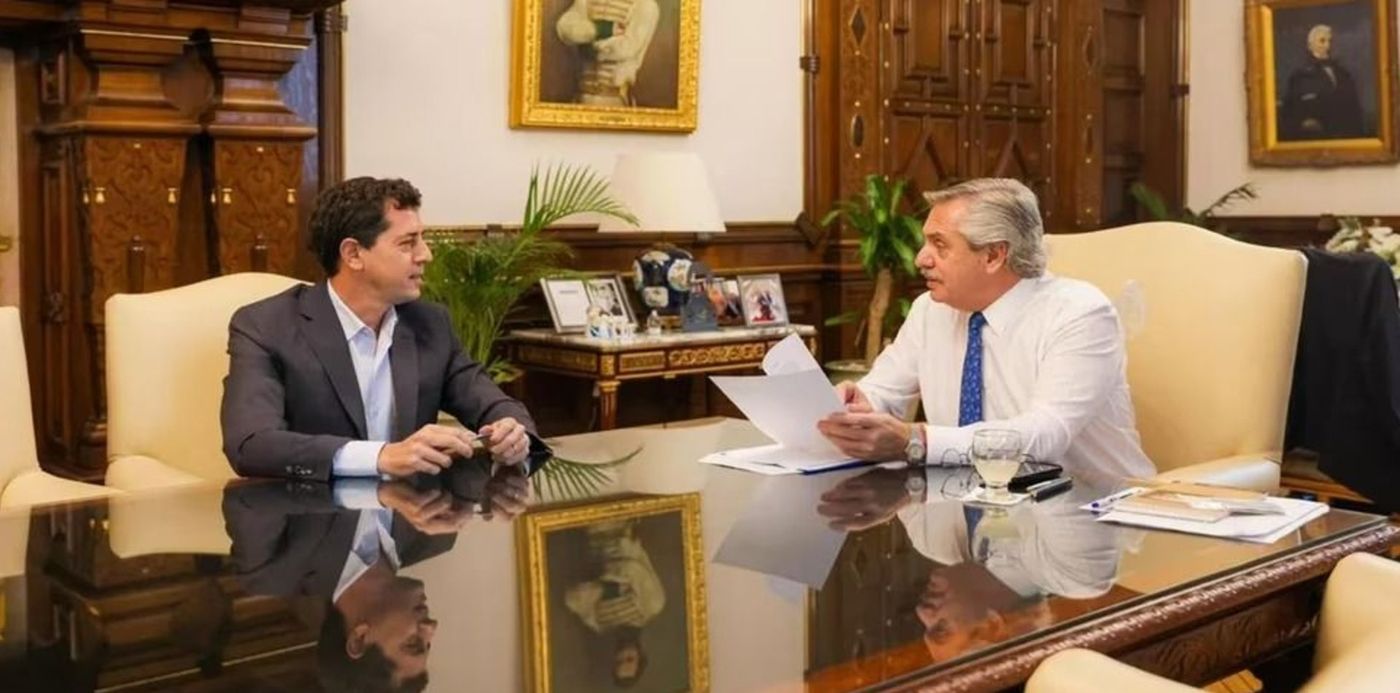 Alberto Fernández y Wado de Pedro