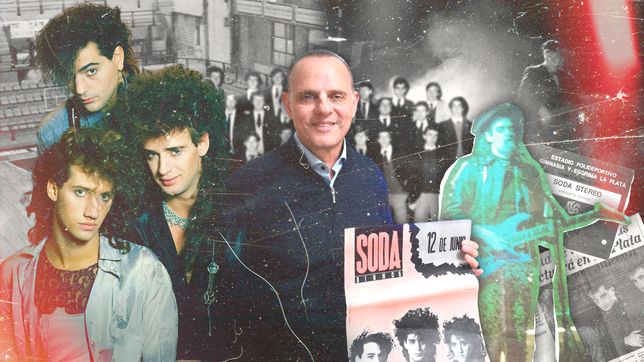 asi se armo el primer gran show de soda stereo en la plata