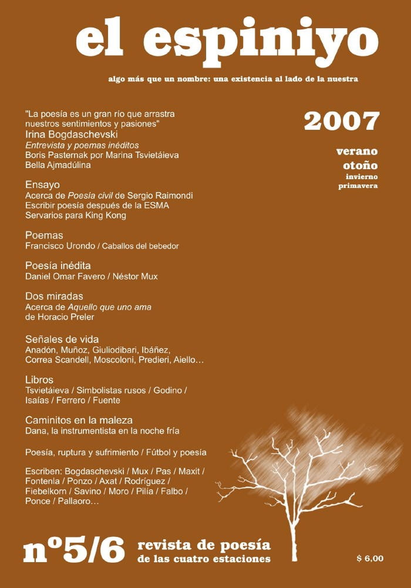 Revista El Espiniyo, edici&oacute;n 2007