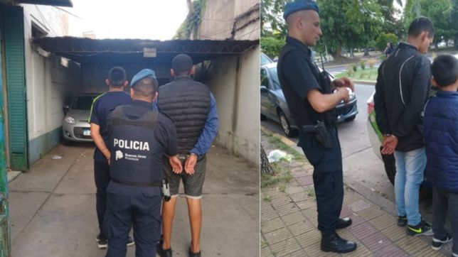 un nene de 10 anos y tres adolescentes se metieron en un edificio de la plata y robaron dos bicicletas