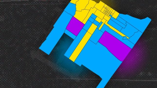 el mapa de las paso: uno por uno, asi votaron los barrios de la plata