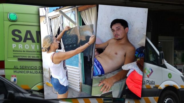 un repartidor sufrio una grave lesion en un choque y si no se opera puede quedar postrado