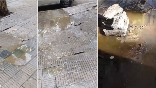 un asco: vecinos tienen una fuente de desechos cloacales en la puerta de su casa