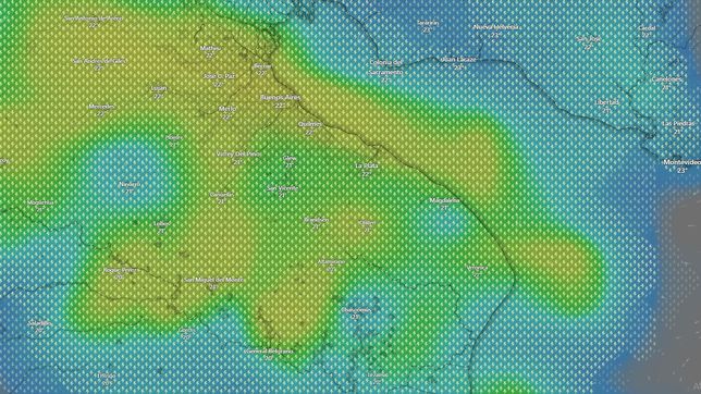 nochebuena bajo el agua: ¿a que hora del domingo se preve que llueva en la plata?