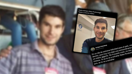 Los mensajes de dolor por la muerte del periodista Sebastián Pordomingo en La Plata