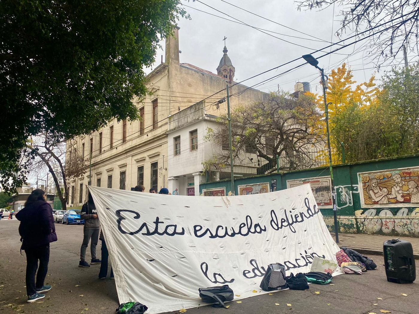 Esta semana hubo protestas en el Normal 3 de La Plata