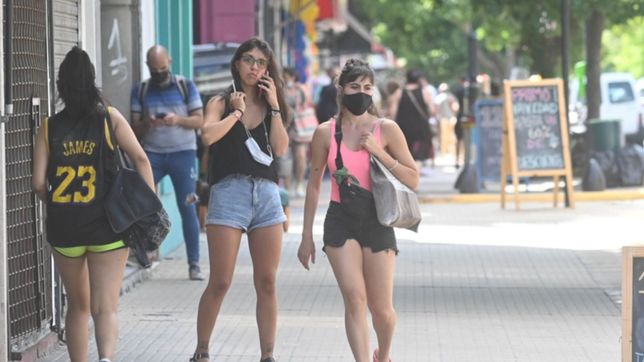 con calor y altas temperaturas, asi seguira el clima en la plata