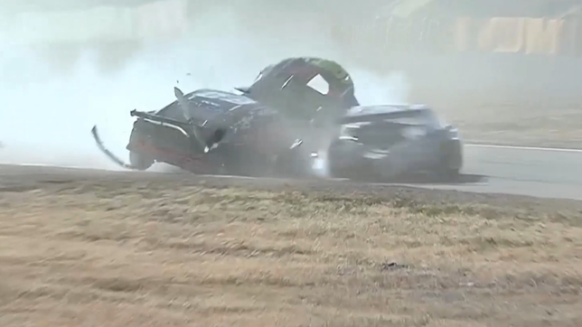 el platense mazzacane protagonizo un brutal choque en el tc y termino hospitalizado