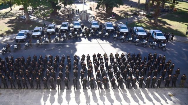 mas efectivos y patrulleros para fortalecer la seguridad en los barrios de la plata