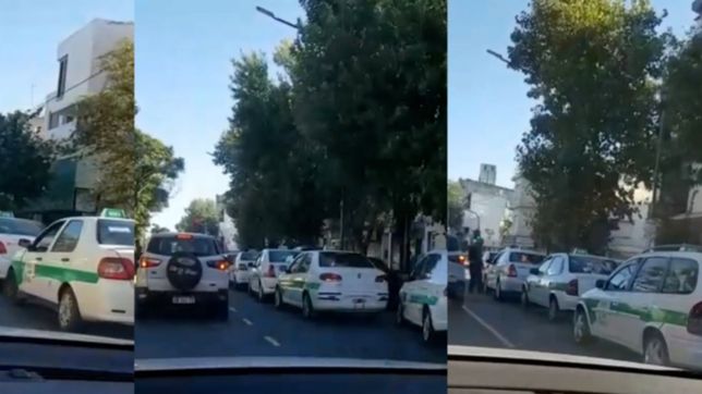el video que hace explotar de bronca a los platenses contra los taxistas