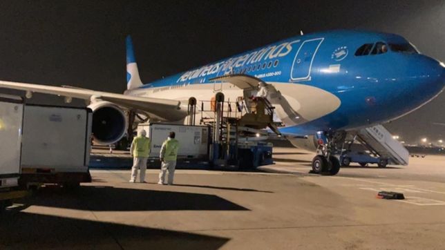 partio a moscu un nuevo vuelo de aerolineas para traer mas dosis de la sputnik v