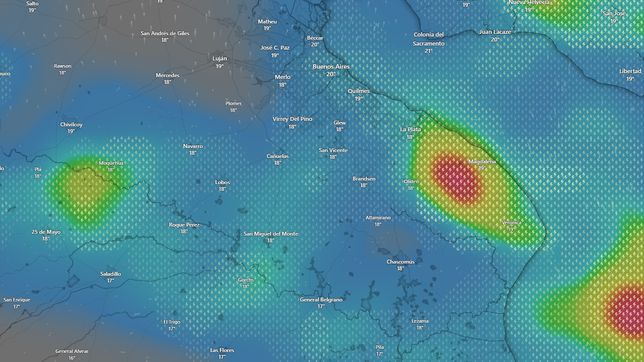 una nueva tormenta se acerca a la plata: ¿a que hora llegaria?