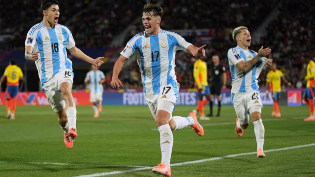 argentina vencio 1-0 a colombia y jugara la final del mundial sub 20