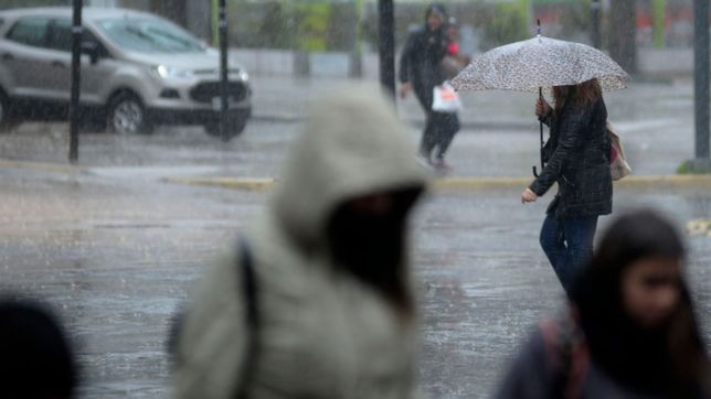 video: asi fue el momento exacto en el que el temporal golpeo a la plata