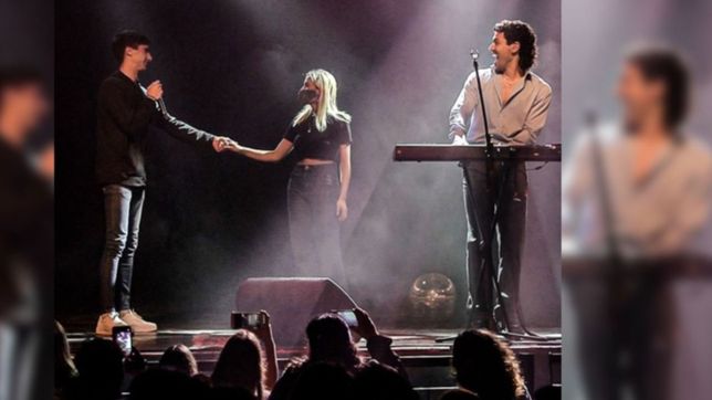 fue a ver un show en la plata, se subio al escenario y le pidio casamiento a su novia