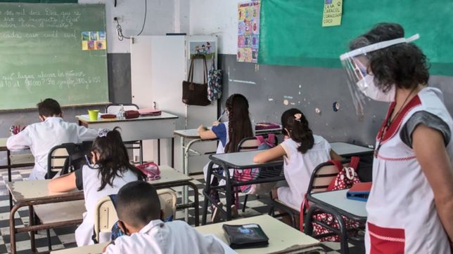 barbijos, distancia y termometros: que dice el nuevo protocolo del covid para las escuelas