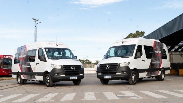 nueve de julio lanzo un nuevo servicio de transporte en la plata