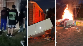 hartos de los robos, vecinos de melchor romero vaciaron la casa de presuntos ladrones y prendieron fuego todo hartos de los robos, vecinos de melchor romero vaciaron la casa de presuntos ladrones y prendieron fuego todo