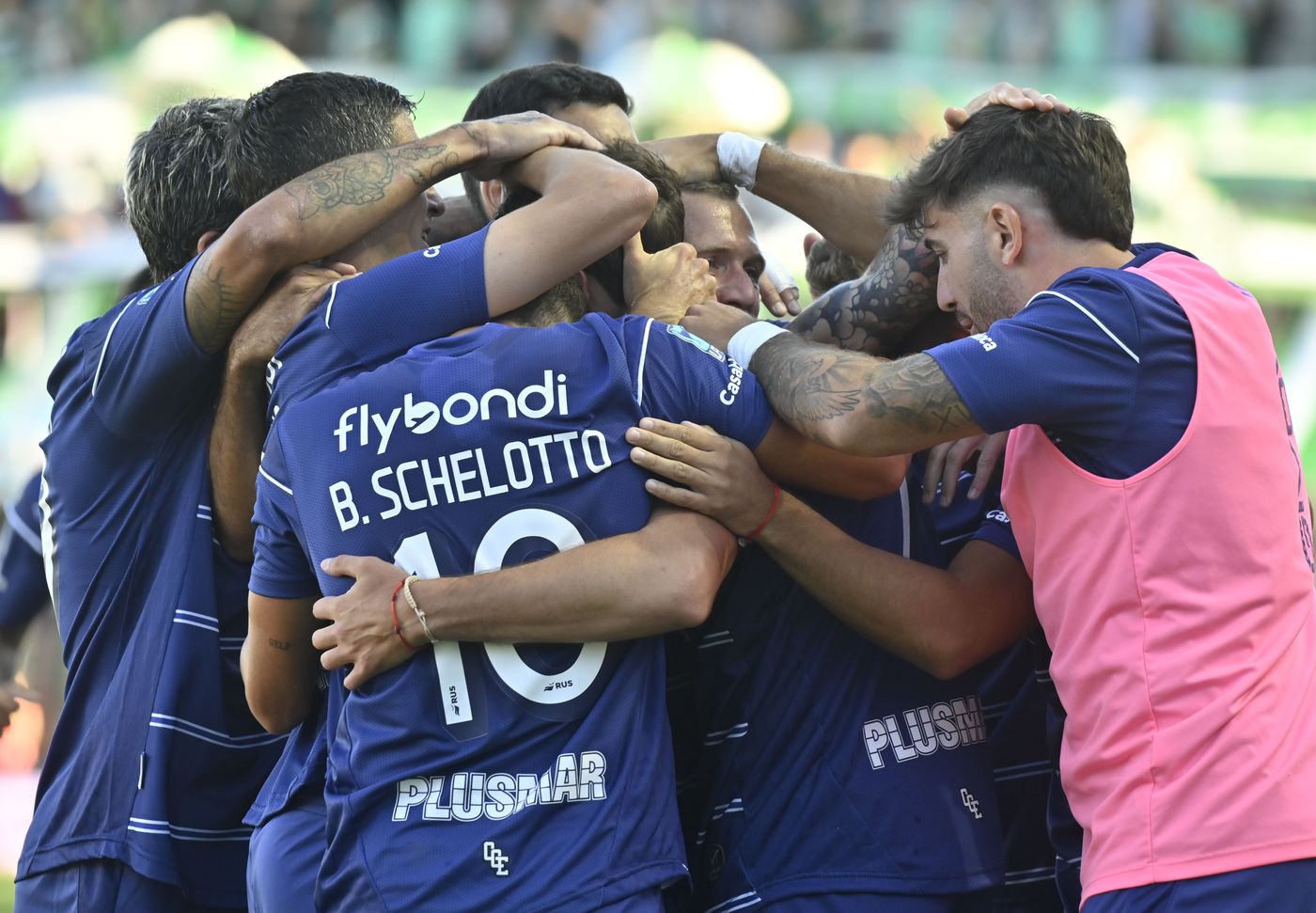 Banfield Gimnasia festejo gol