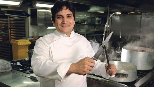 sos un orgullo para todos los platenses, el saludo de garro y el chef mauro colagreco
