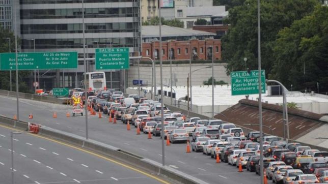 el enlace de la autopista la plata y la 25 de mayo estara cerrado hasta el martes