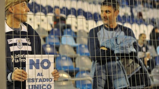 una agrupacion de gimnasia se manifesto en contra de la mudanza al estadio unico