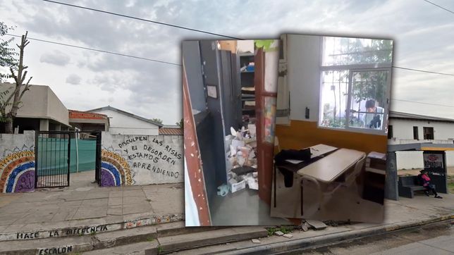 destrozaron y robaron una escuela de la plata y hay mucha bronca en la comunidad educativa