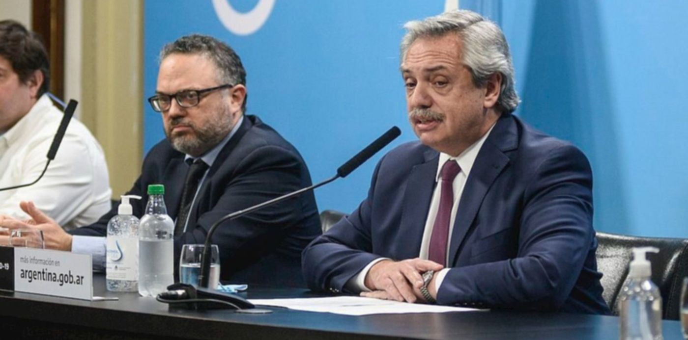 Alberto Fernández y Matias Kulfas