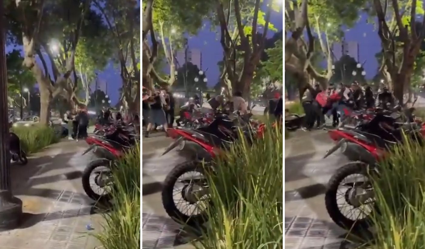 Pelea de los Hells Angels